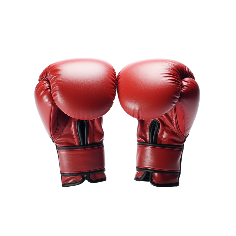 Boxing gloves against transparent background png