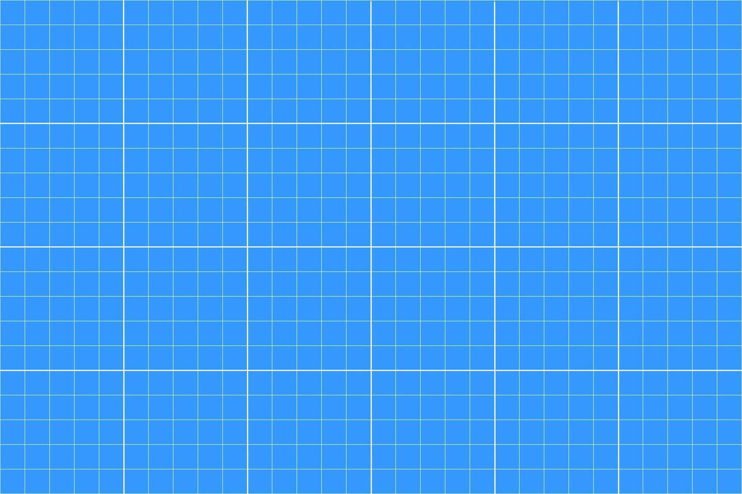 Blueprint grid sheet background. Checkered blank page layout for school or college notebook, office work, drafting, plotting, engineering or architecting measuring, cutting mat. vector