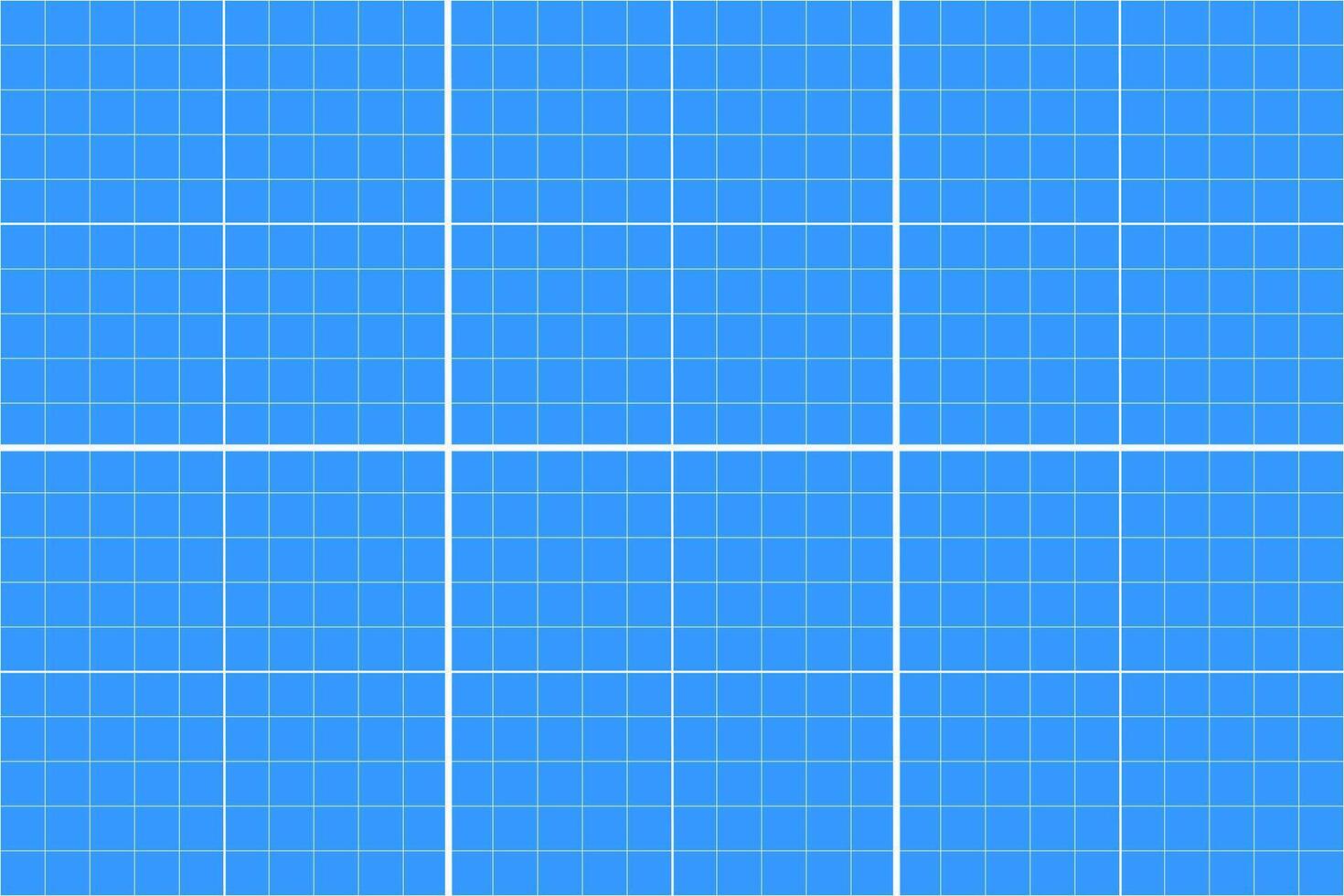 Blueprint grid background. Checkered blank template for cutting mat, office work, mechanics scheme, drawing, drafting, plotting, engineering or architecting measuring. vector