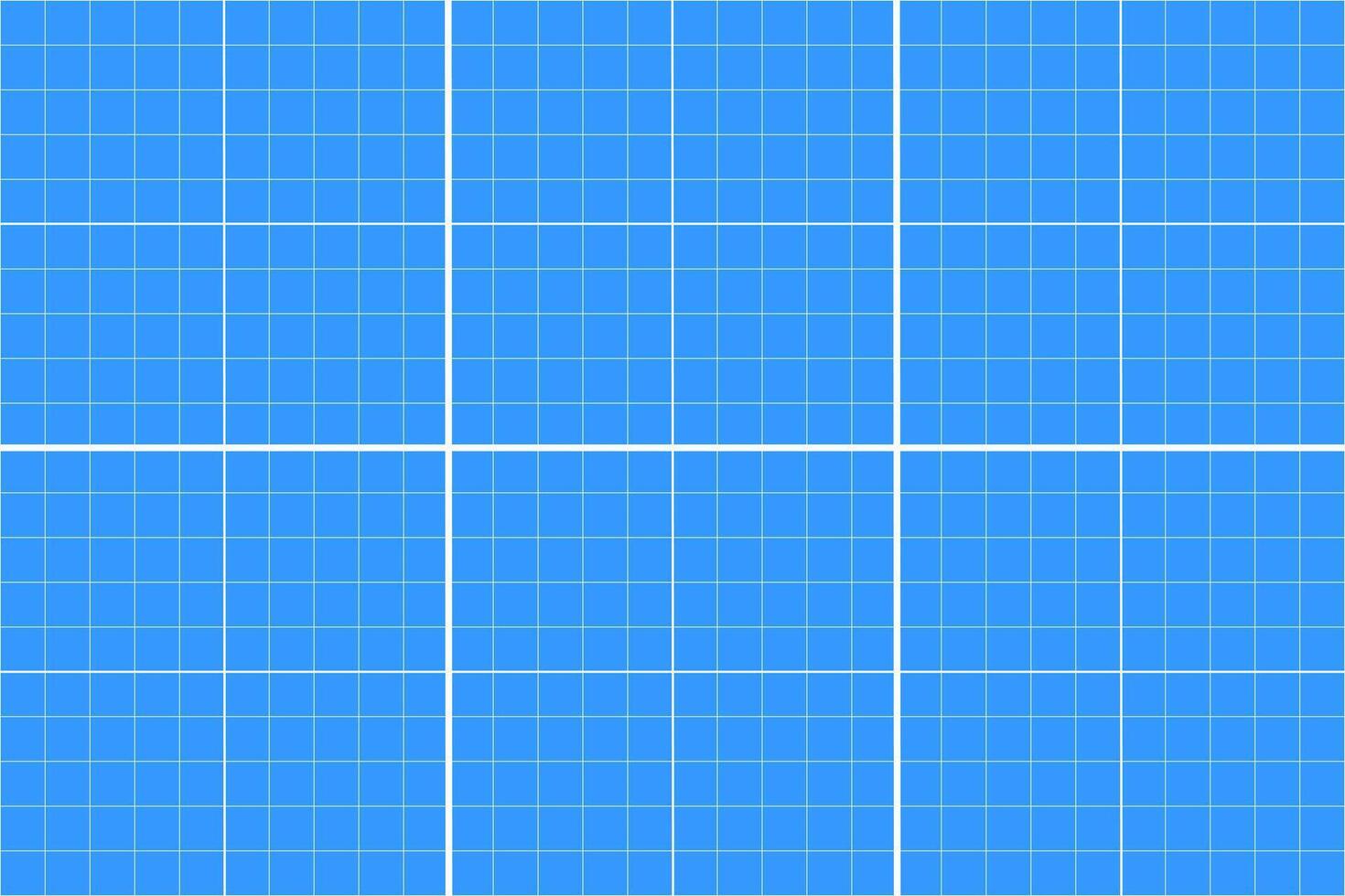 Blueprint grid background. Checkered blank template for cutting mat, office work, mechanics scheme, drawing, drafting, plotting, engineering or architecting measuring. vector