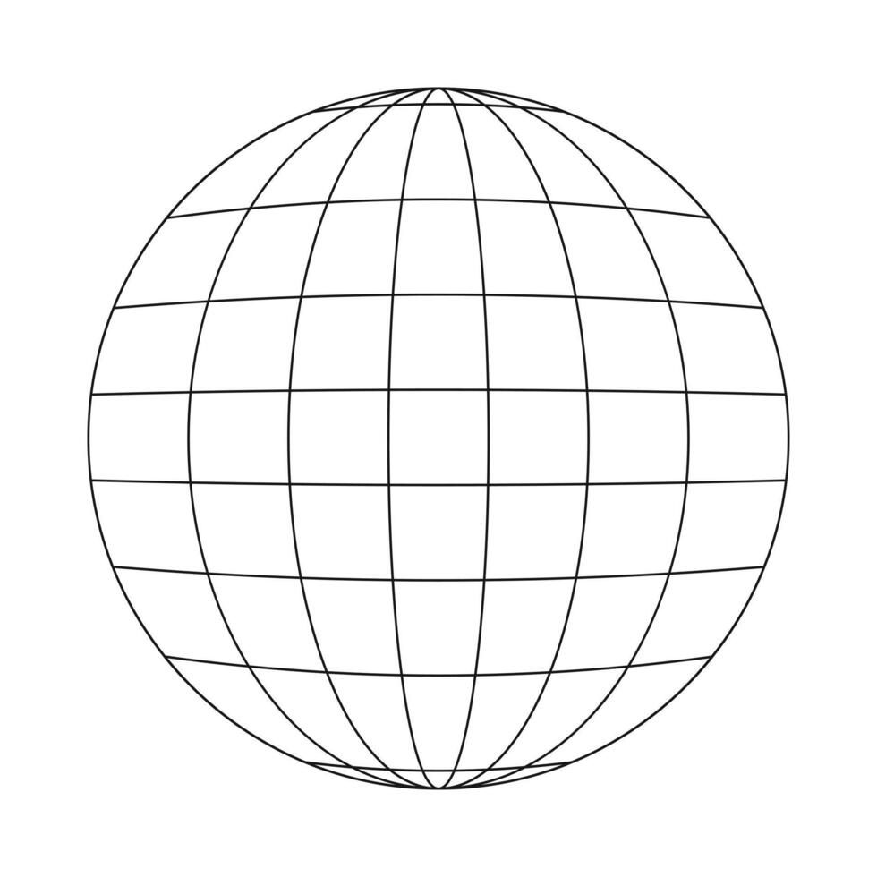 globo icono. tierra planeta esfera signo. símbolo de global social problemas, personas conectando, de viaje, todas alrededor mundo entrega. vector