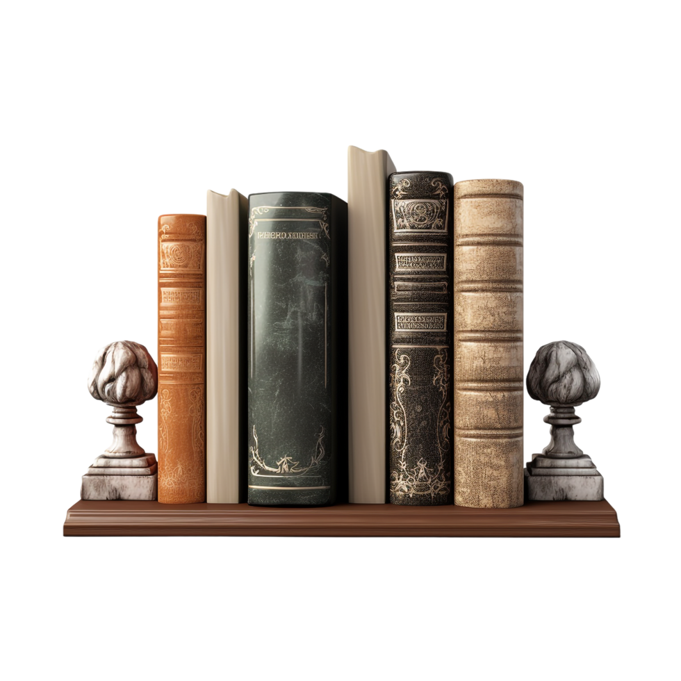 Bookends against transparent background png