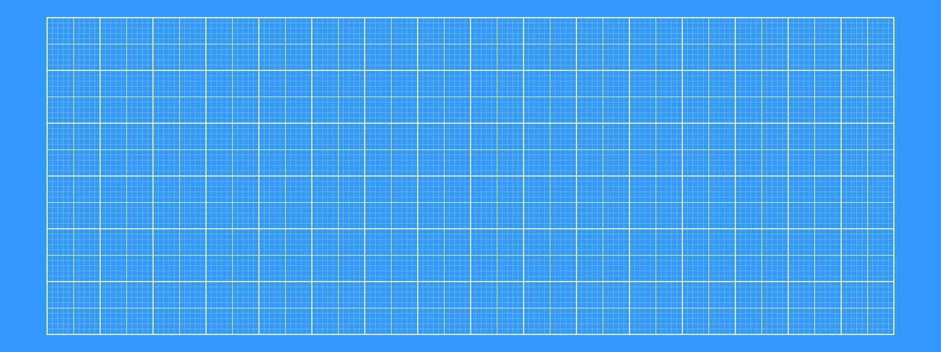 Blueprint grid texture. Blank worksheet template for cutting mat, office work, memos, mechanics schemes, drawing, drafting, plotting, engineering or architecting measuring. vector