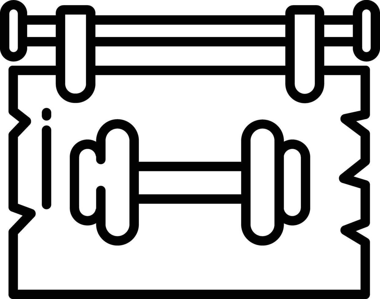 Board outline illustration vector