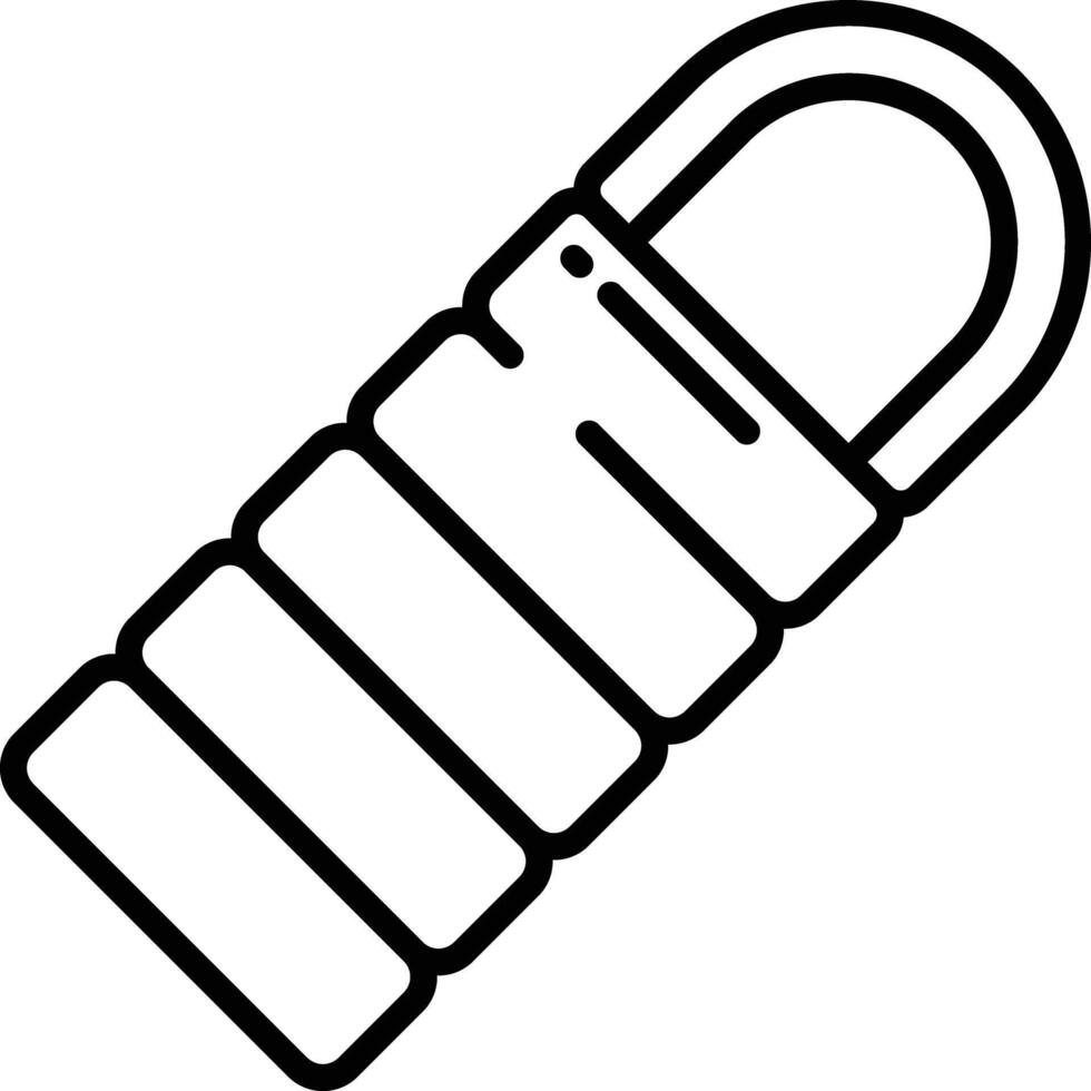 Sleeping Bag outline illustration 44756414 Vector Art at Vecteezy