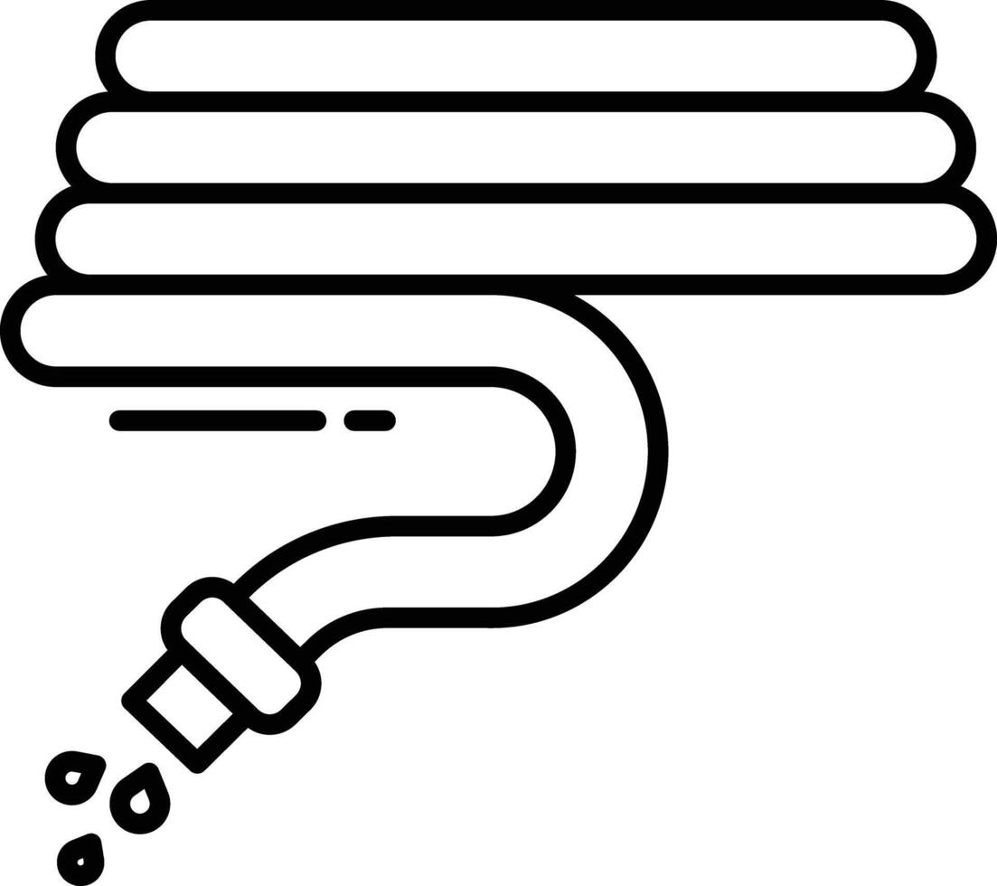 pipe outline illustration vector