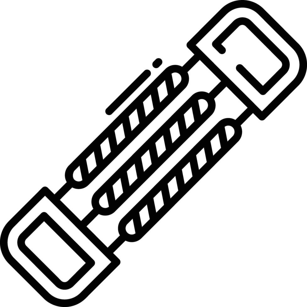 Expander outline illustration vector