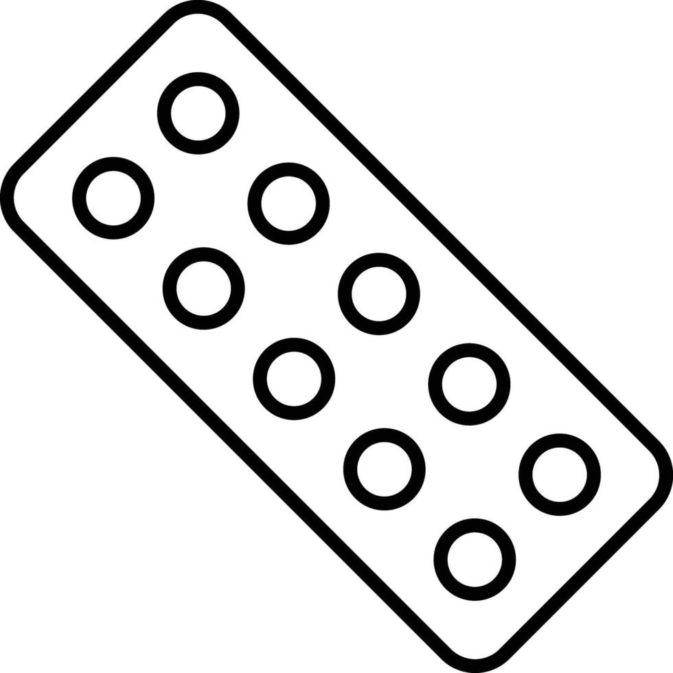 tablet sheet outline illustration vector