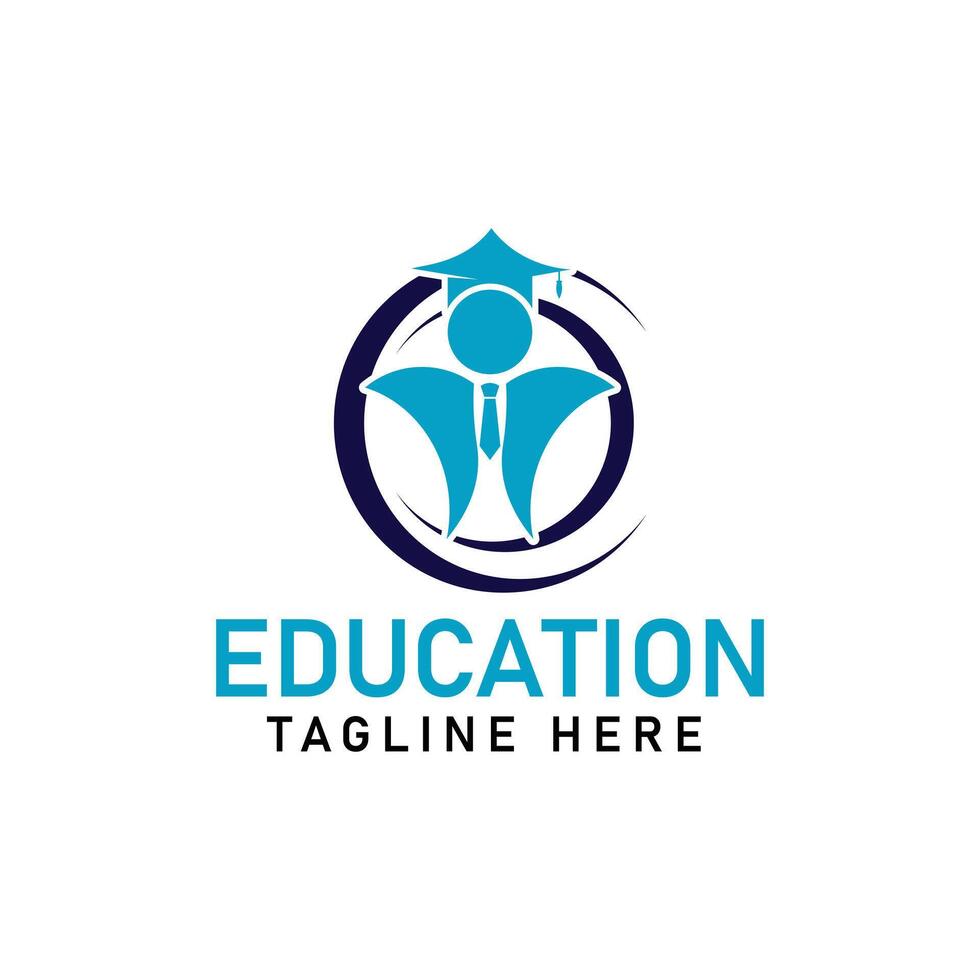 education logo, academy logo vector