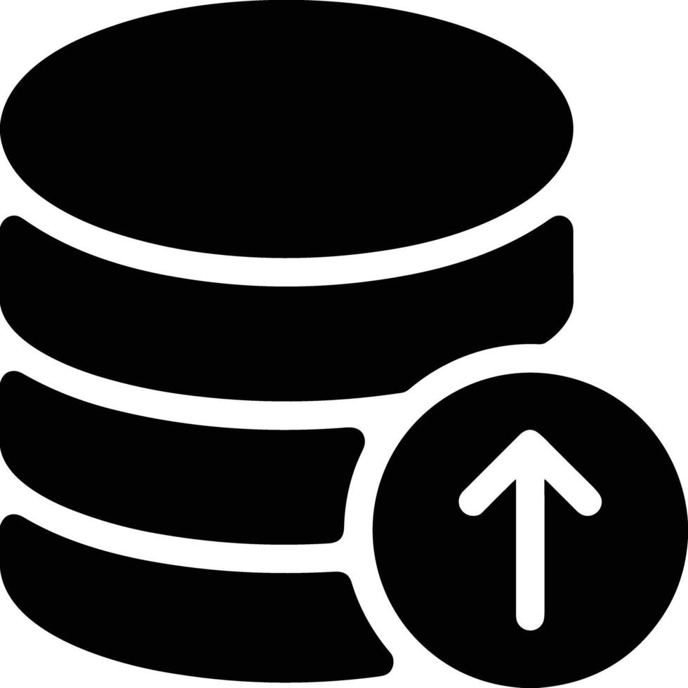 Storage data icon symbol image for database illustration vector