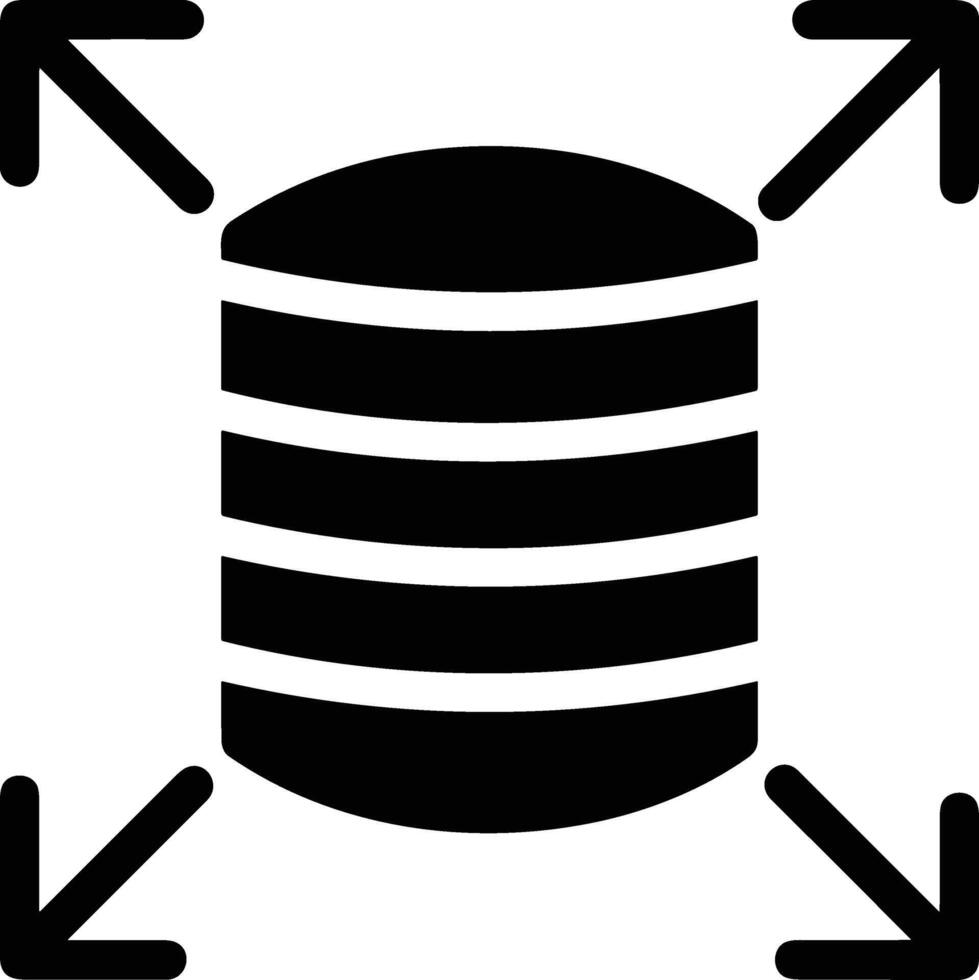 Storage data icon symbol image for database illustration vector