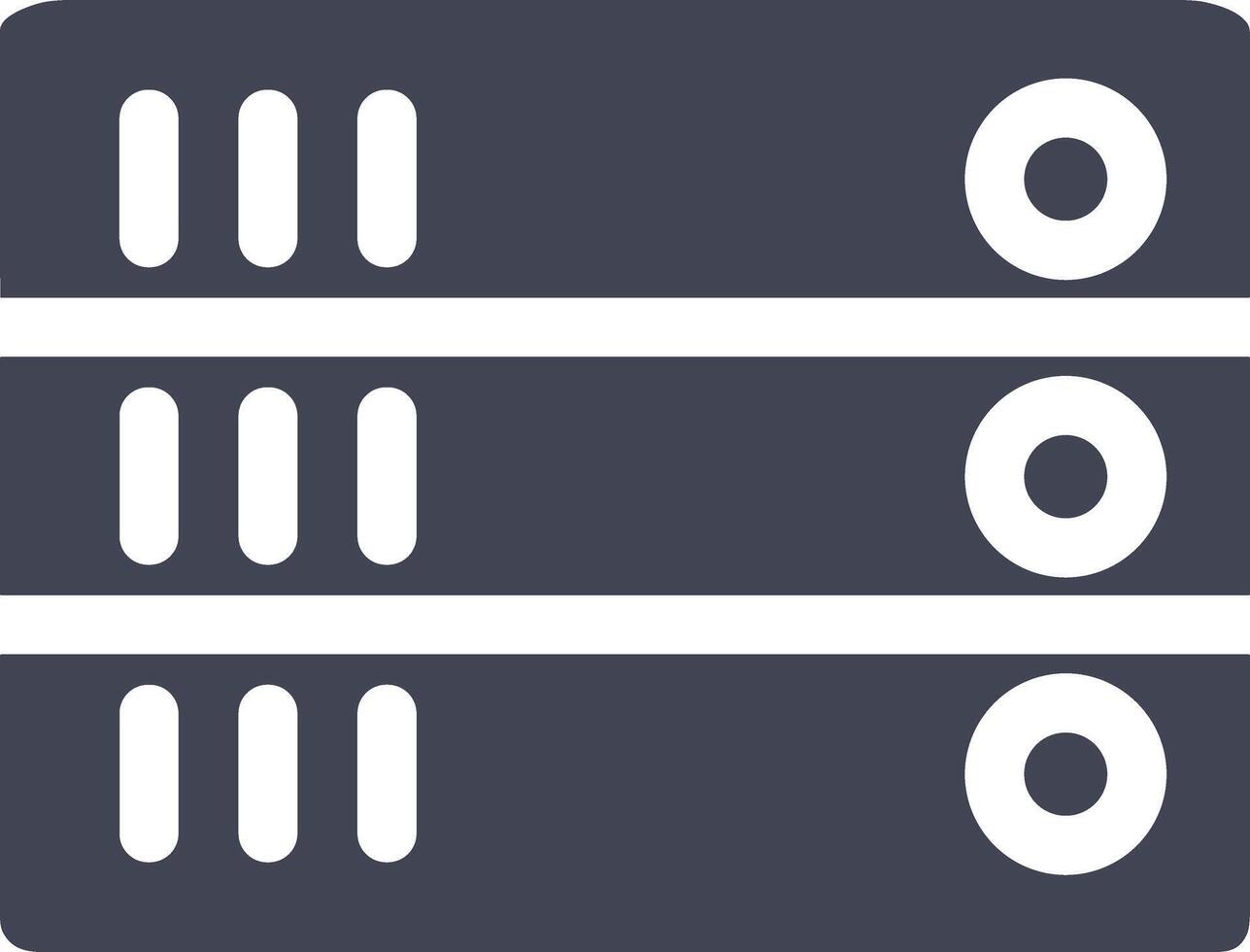 Storage data icon symbol image for database illustration vector