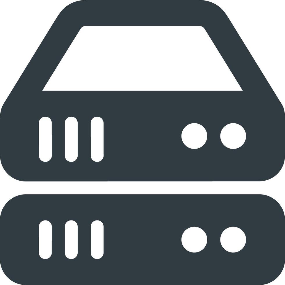 Storage data icon symbol image for database illustration vector