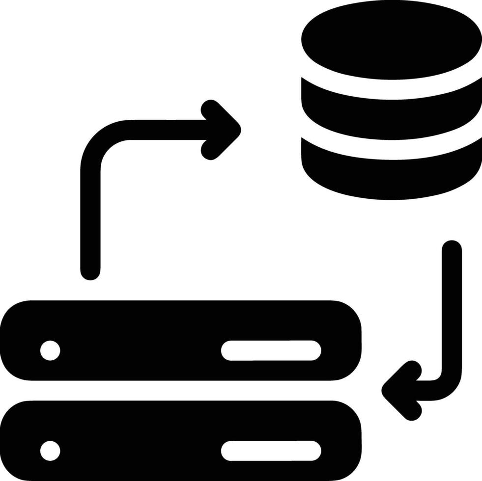 Storage data icon symbol image for database illustration vector