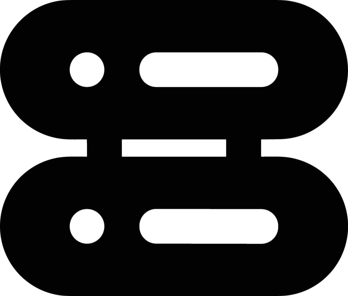 Storage data icon symbol image for database illustration vector