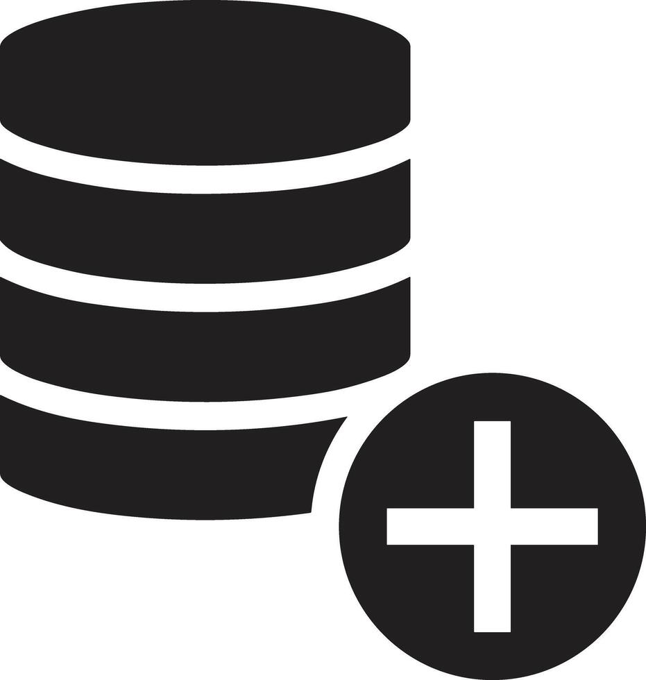 Storage data icon symbol image for database illustration vector