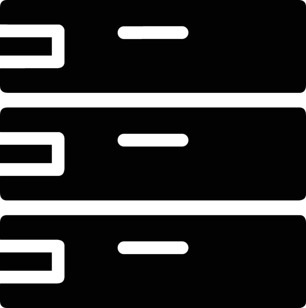 Storage data icon symbol image for database illustration vector