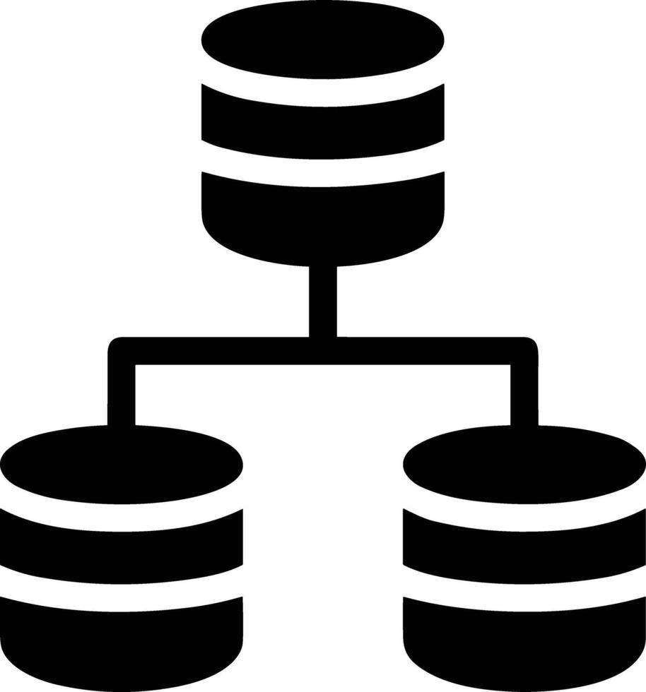Storage data icon symbol image for database illustration vector
