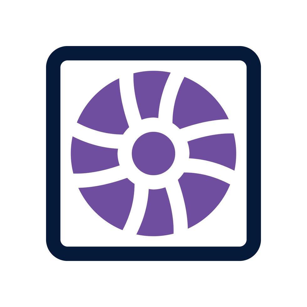 fan icon. dual tone icon for your website, mobile, presentation, and logo design. vector