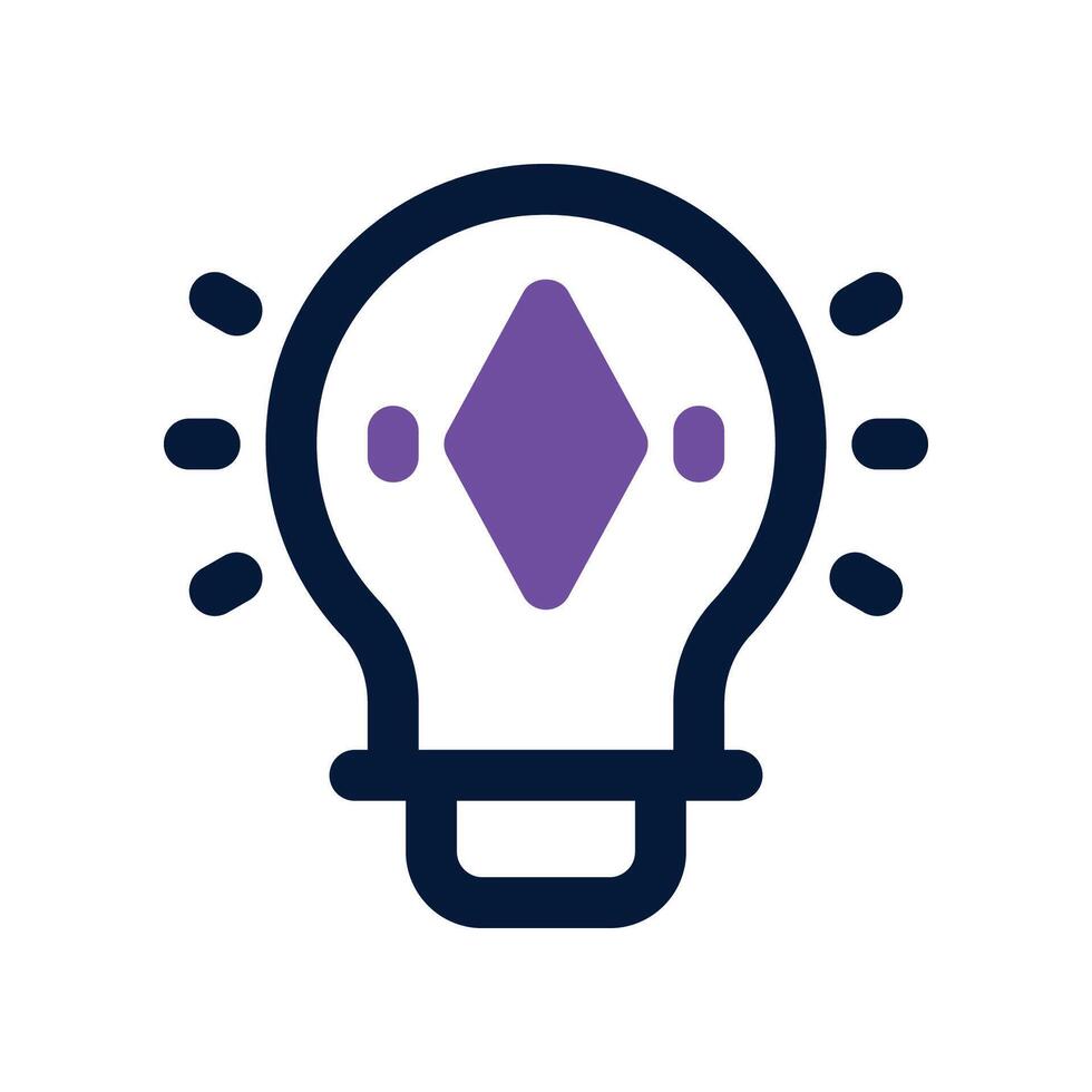 solution icon. dual tone icon for your website, mobile, presentation, and logo design. vector