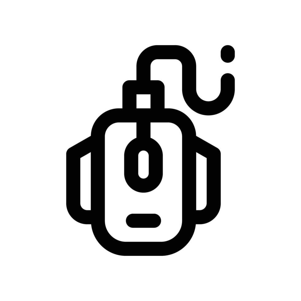 mouse icon. line icon for your website, mobile, presentation, and logo design. vector