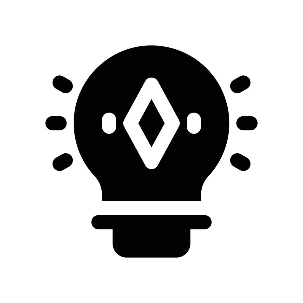 solution icon. glyph icon for your website, mobile, presentation, and logo design. vector