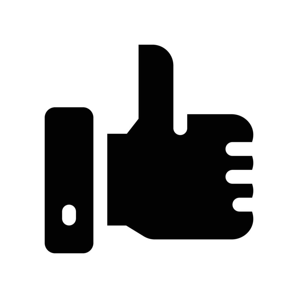 like icon. glyph icon for your website, mobile, presentation, and logo design. vector