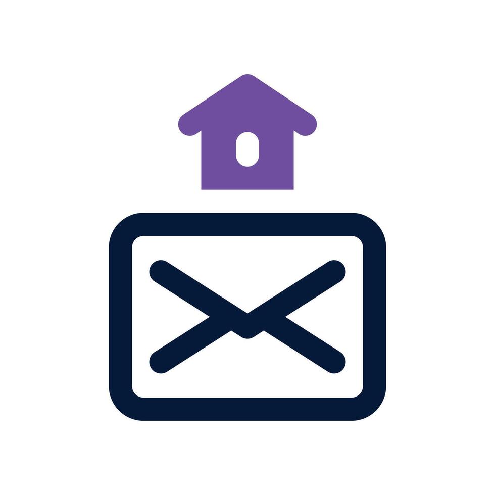 send email icon. dual tone icon for your website, mobile, presentation, and logo design. vector
