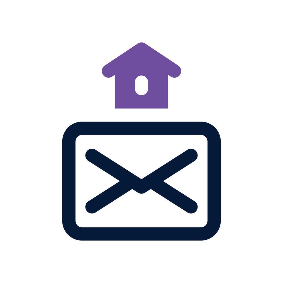 send email icon. dual tone icon for your website, mobile, presentation, and logo design. vector