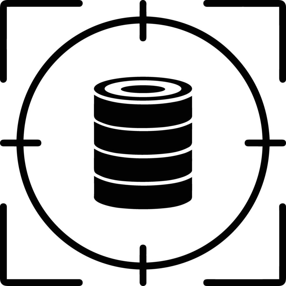 Storage data icon symbol image for database illustration vector