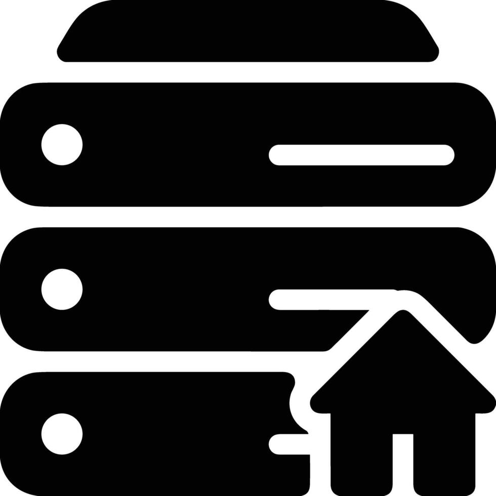 Storage data icon symbol image for database illustration vector