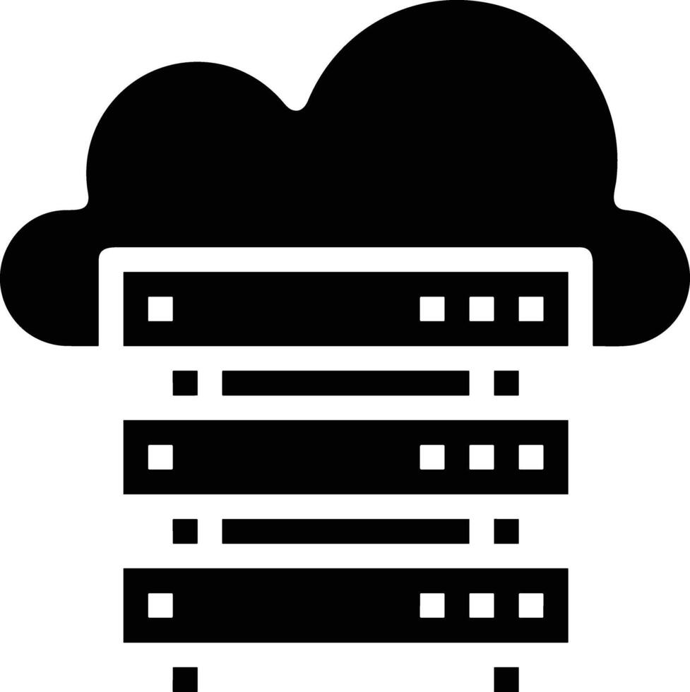 Storage data icon symbol image for database illustration vector