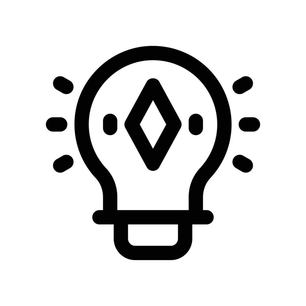 solution icon. line icon for your website, mobile, presentation, and logo design. vector