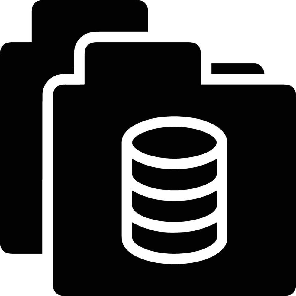 Storage data icon symbol image for database illustration vector
