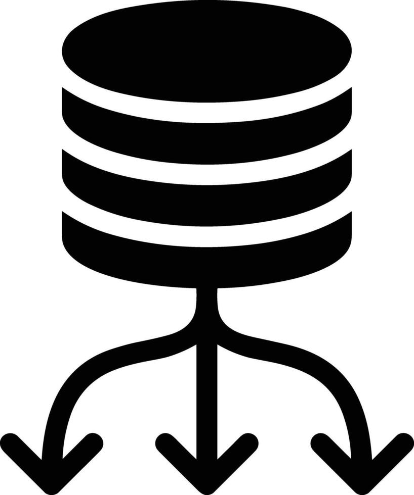 Storage data icon symbol image for database illustration vector