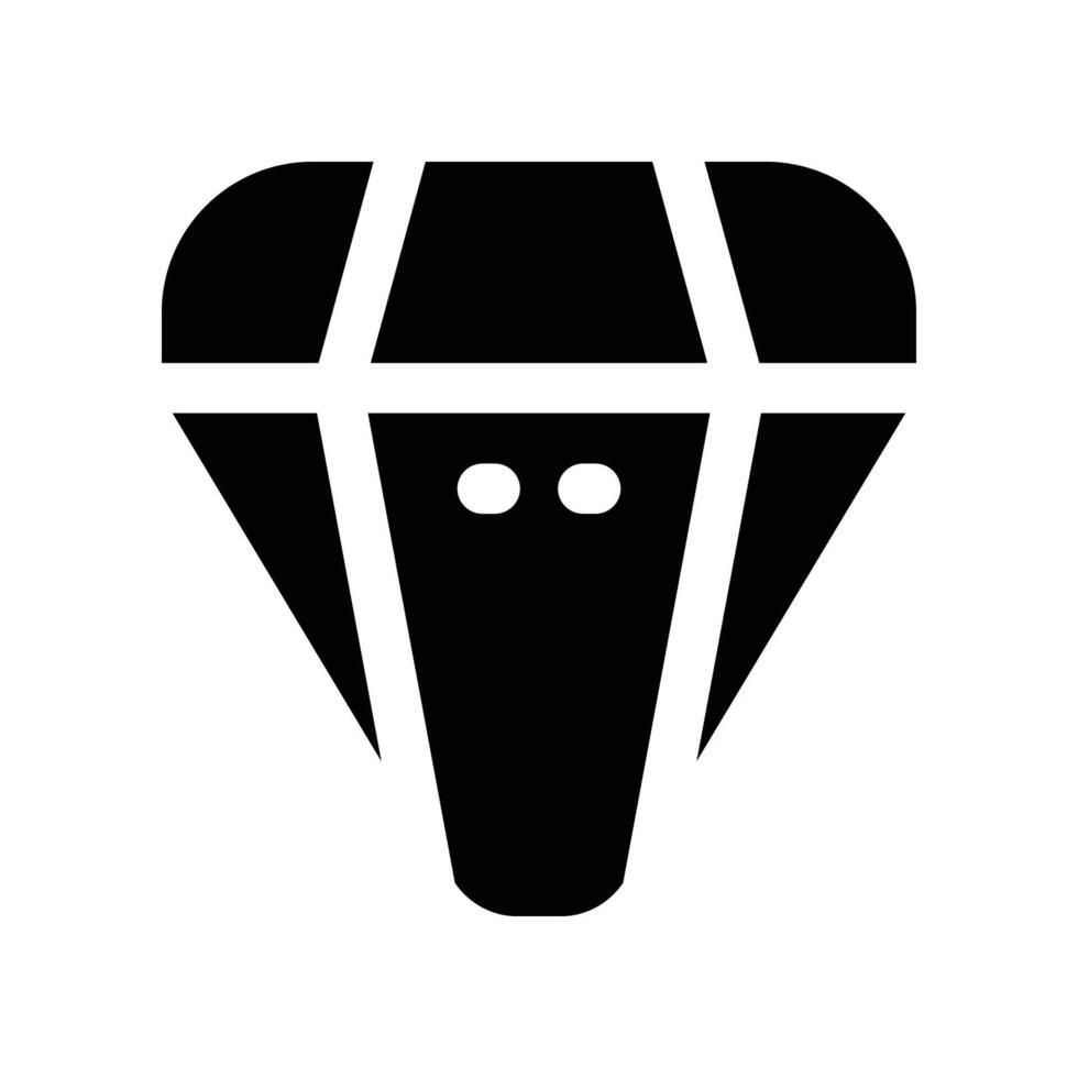 diamond icon. glyph icon for your website, mobile, presentation, and logo design. vector