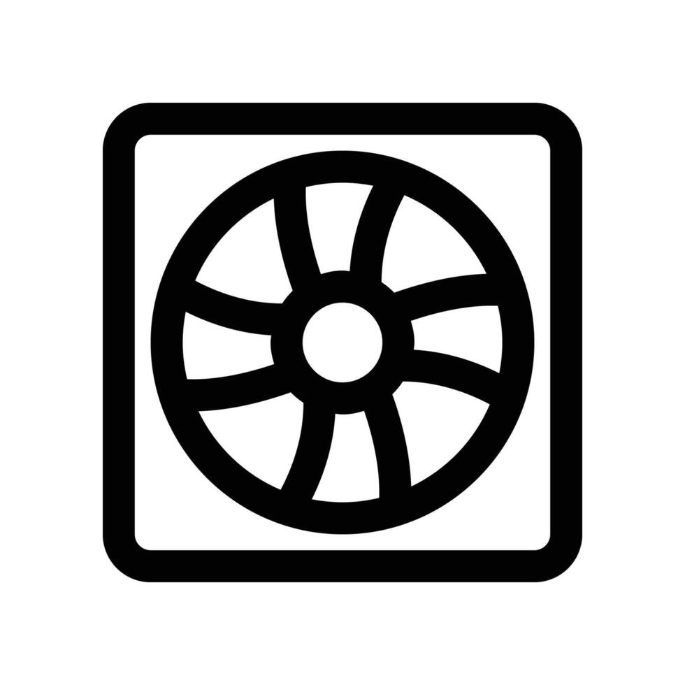 fan icon. line icon for your website, mobile, presentation, and logo design. vector