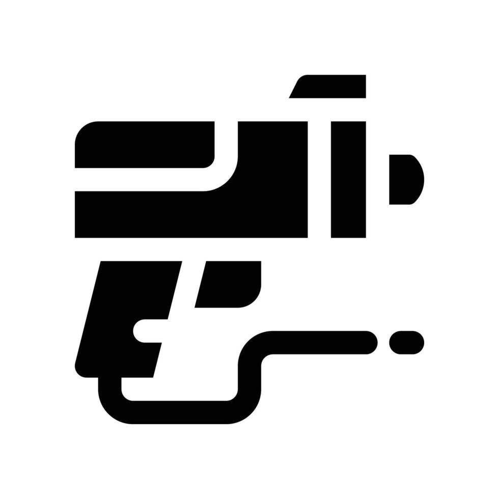 gun icon. glyph icon for your website, mobile, presentation, and logo design. vector