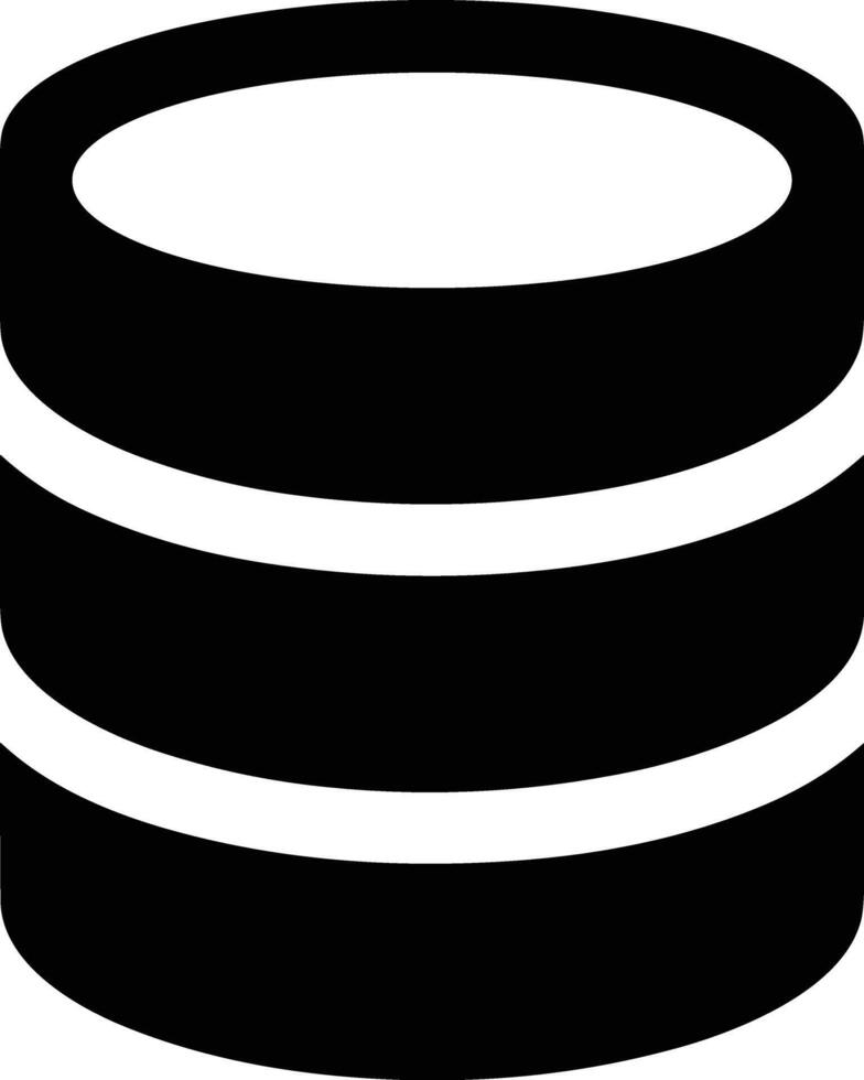 Storage data icon symbol image for database illustration vector