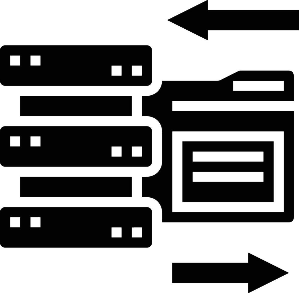 Storage data icon symbol image for database illustration vector