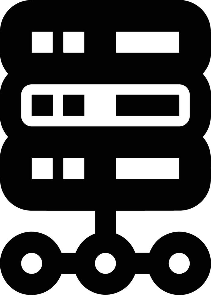 Storage data icon symbol image for database illustration vector