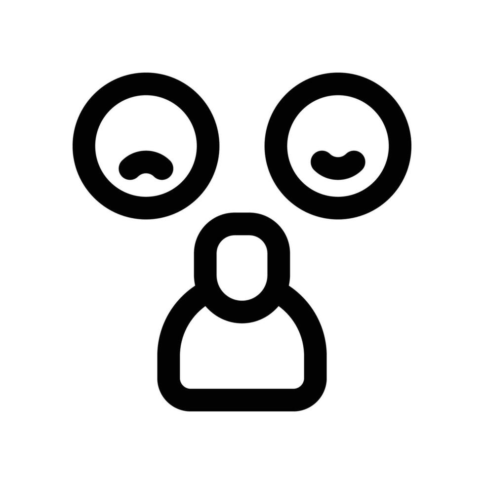 feedback icon. line icon for your website, mobile, presentation, and logo design. vector