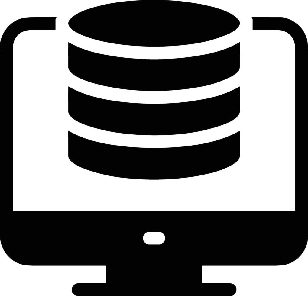 Storage data icon symbol image for database illustration vector