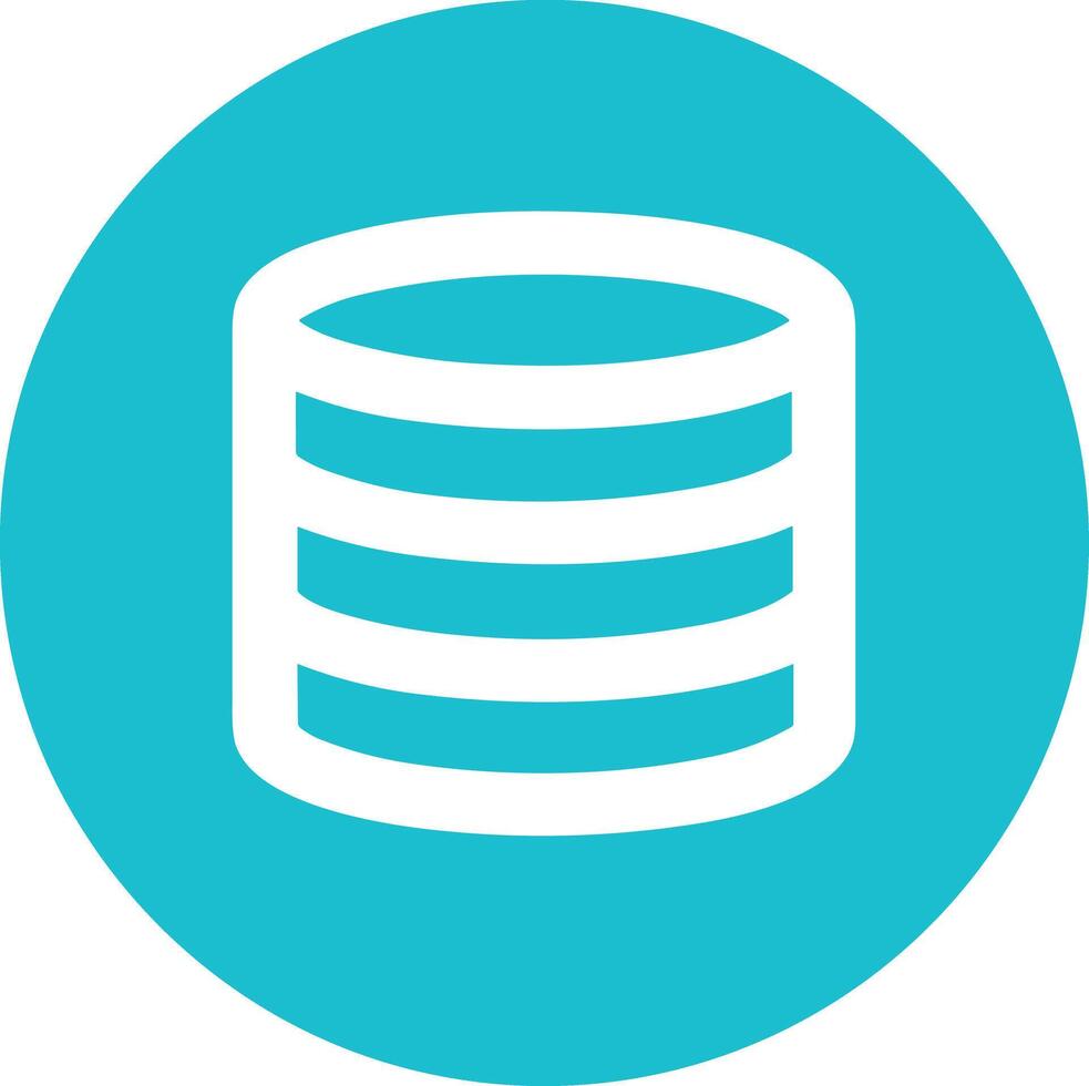 Storage data icon symbol image for database illustration vector