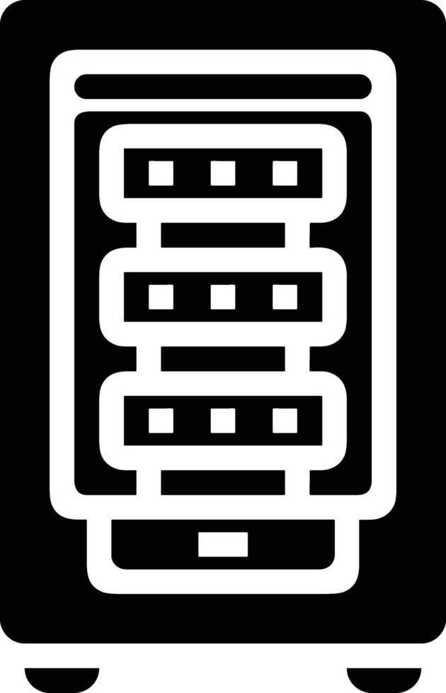 Storage data icon symbol image for database illustration vector