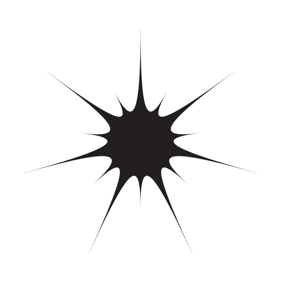 Star sparkle icons collection. Futuristic shape. Flash from fireworks. Christmas stars icon vector