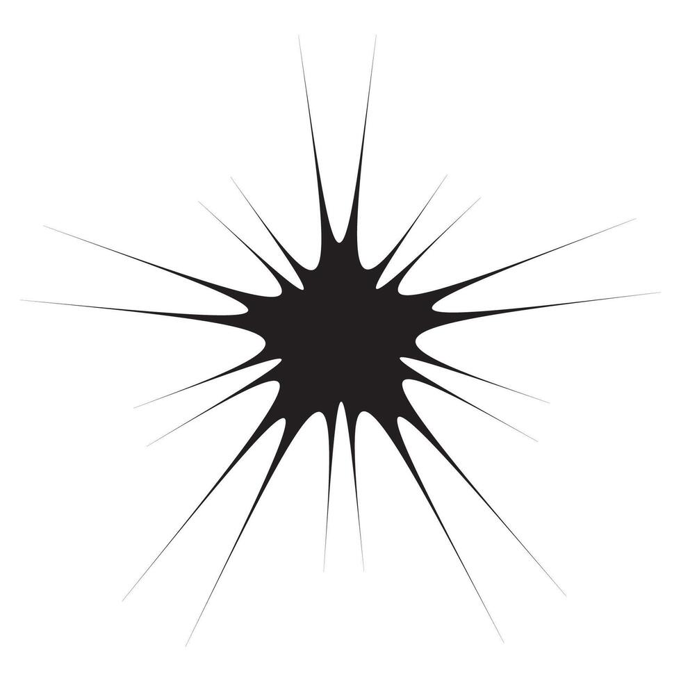 Star sparkle icons collection. Futuristic shape. Flash from fireworks. Christmas stars icon vector