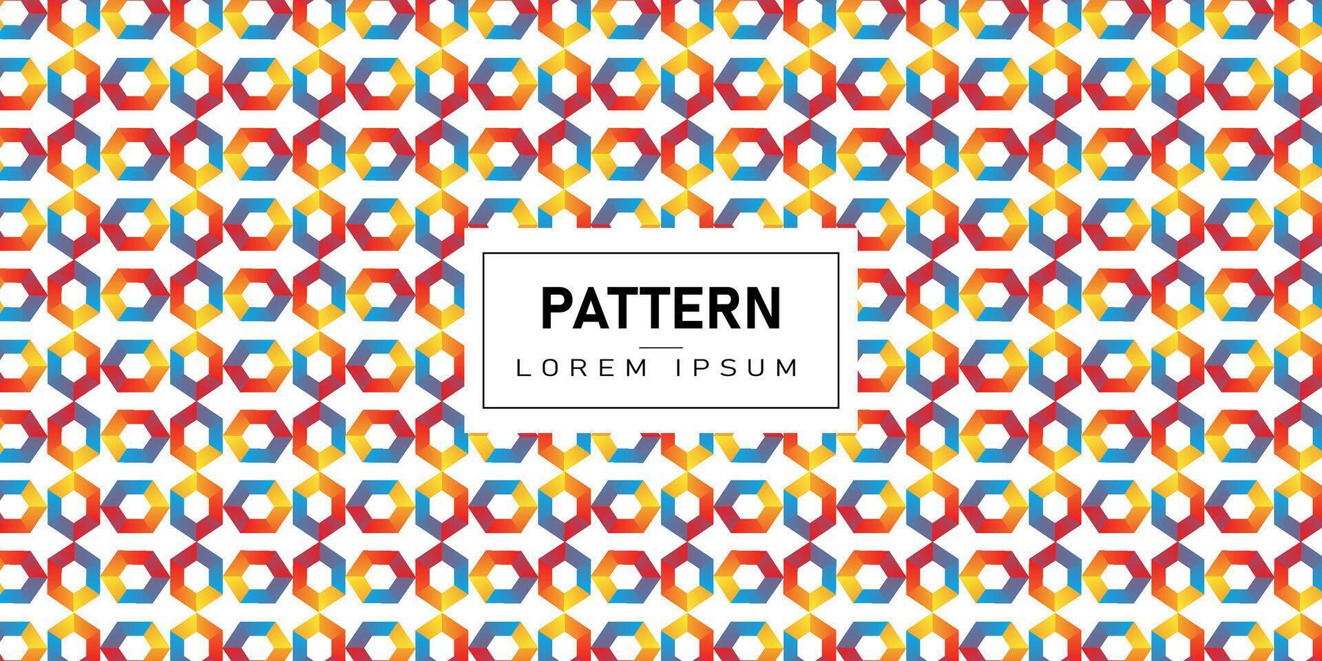 simple geometric pattern. pattern with gradient color line texture on white background vector