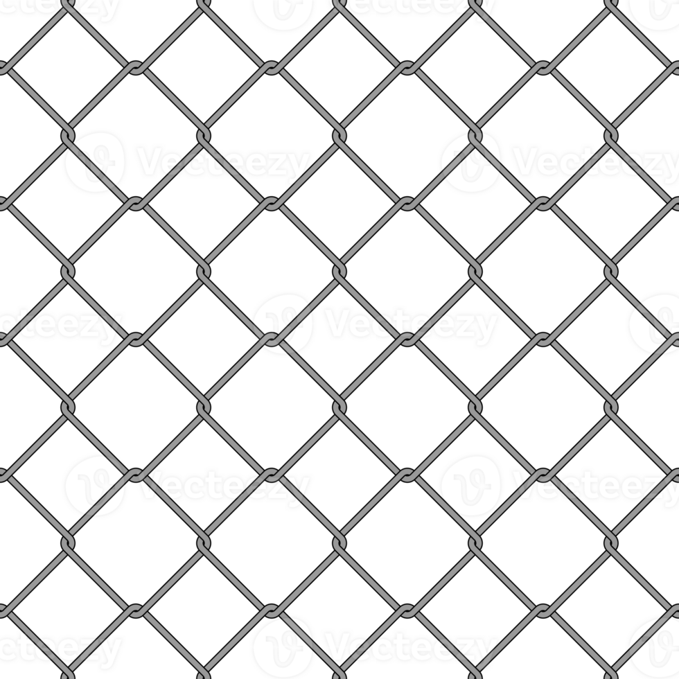 wire fence seamless pattern transparent background illustration. metal material woven texture seamless for background, backdrop, industrial style no people. png