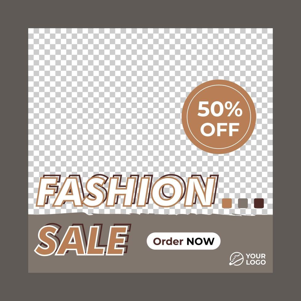 Sale Social Media Post Template vector